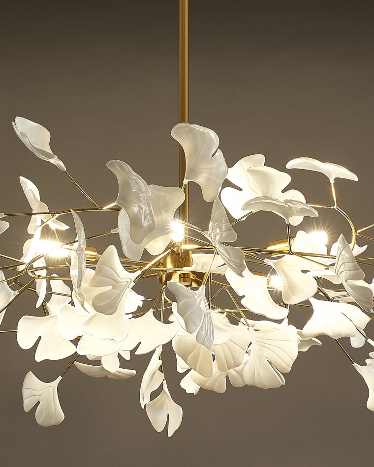 WOMO Lustre Feuille de Ginkgo Décorative-WM2205