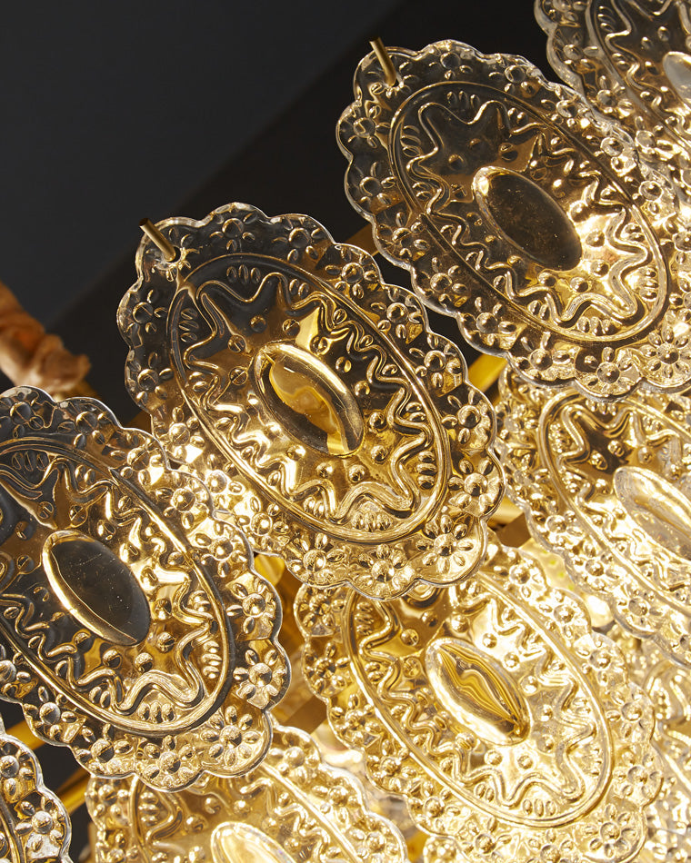 WOMO Lustre Chic Feuille en Verre-WM2208