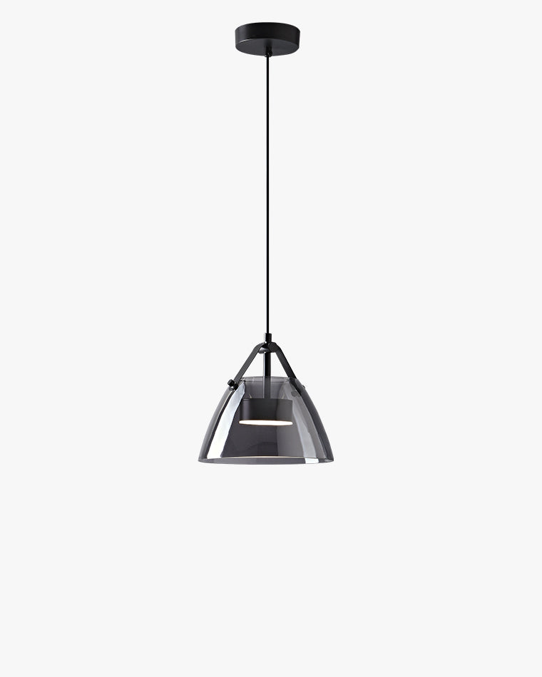 WOMO 3 Light Suspension en verre fumé-WM2238