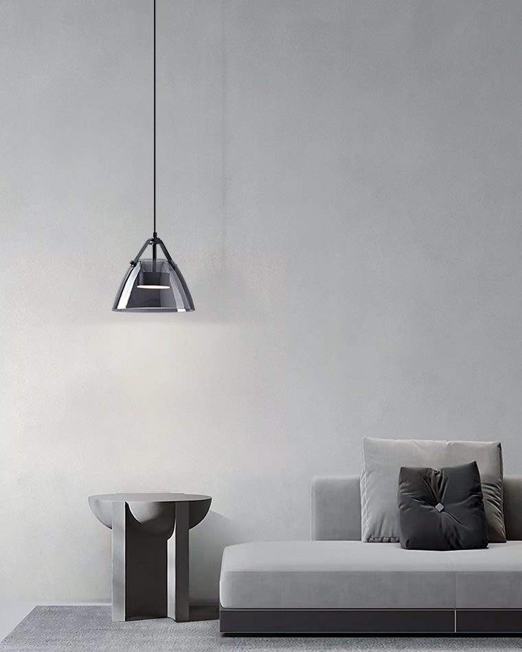 WOMO 3 Light Suspension en verre fumé-WM2238