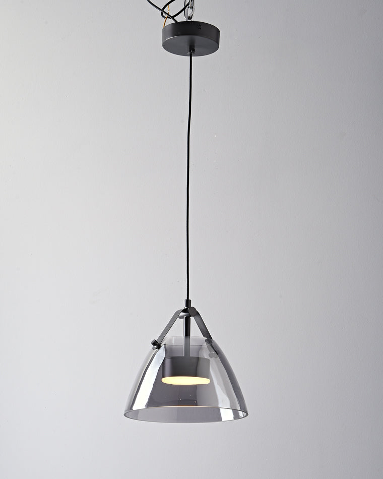 WOMO 3 Light Suspension en verre fumé-WM2238