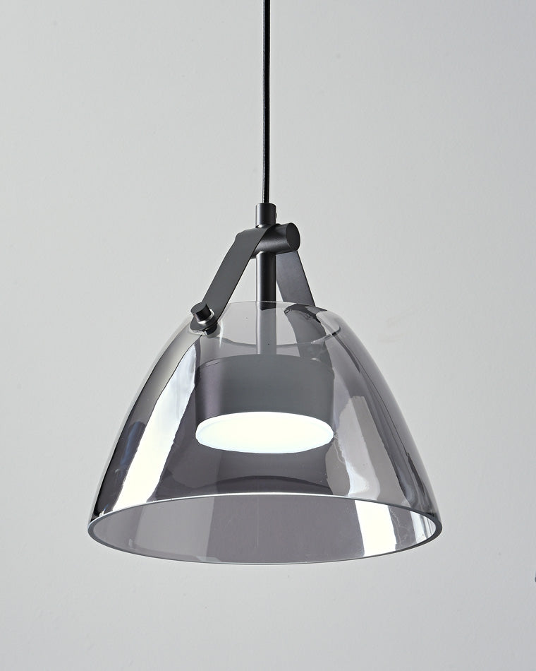 WOMO 3 Light Suspension en verre fumé-WM2238