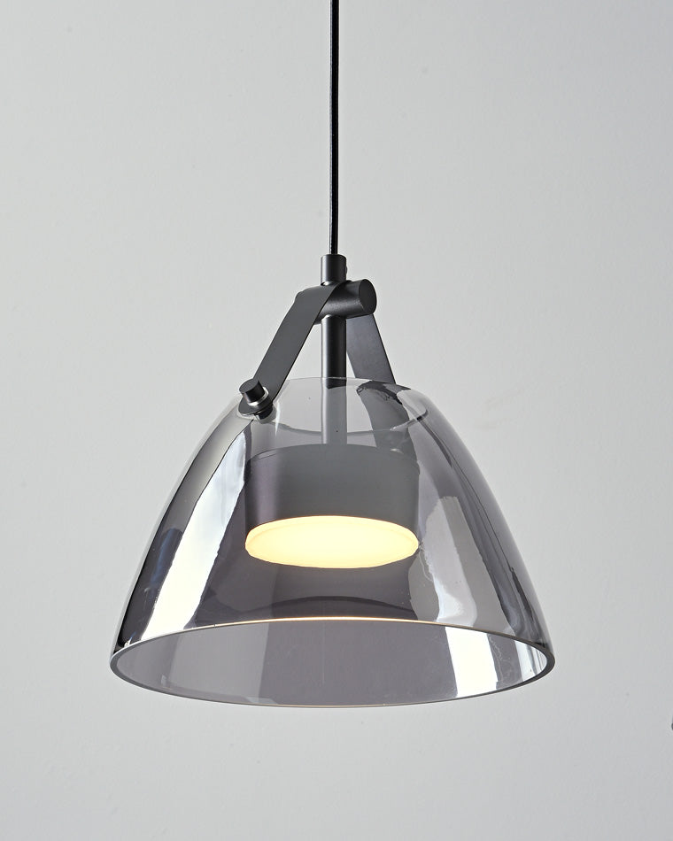 WOMO 3 Light Suspension en verre fumé-WM2238