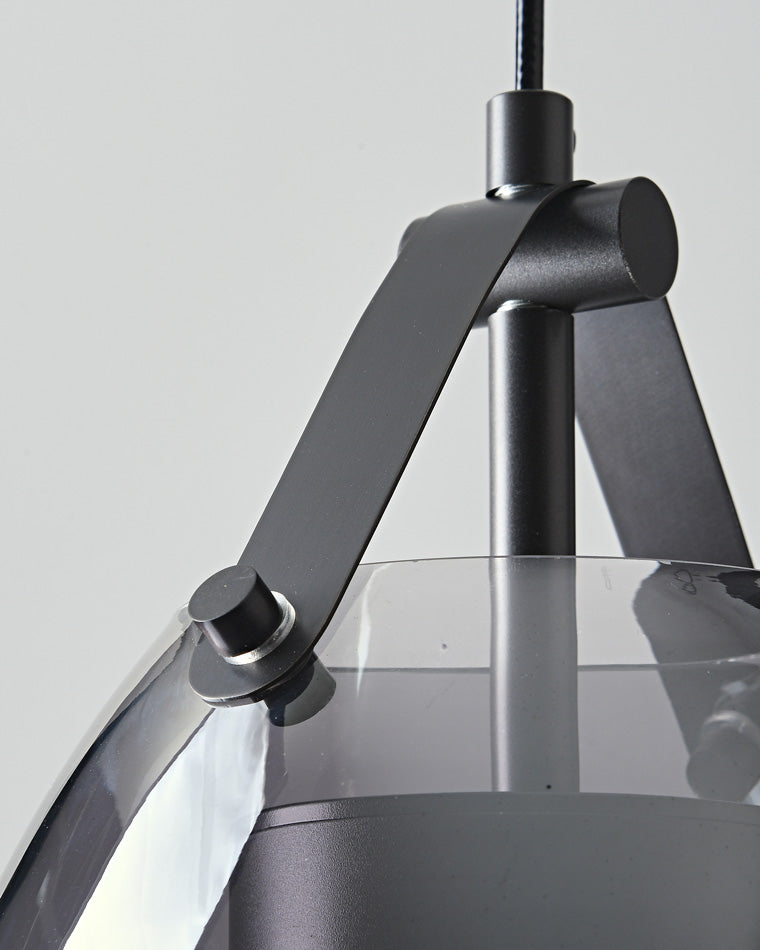 WOMO 3 Light Suspension en verre fumé-WM2238