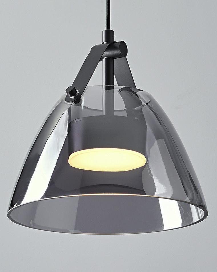 WOMO 3 Light Suspension en verre fumé-WM2238