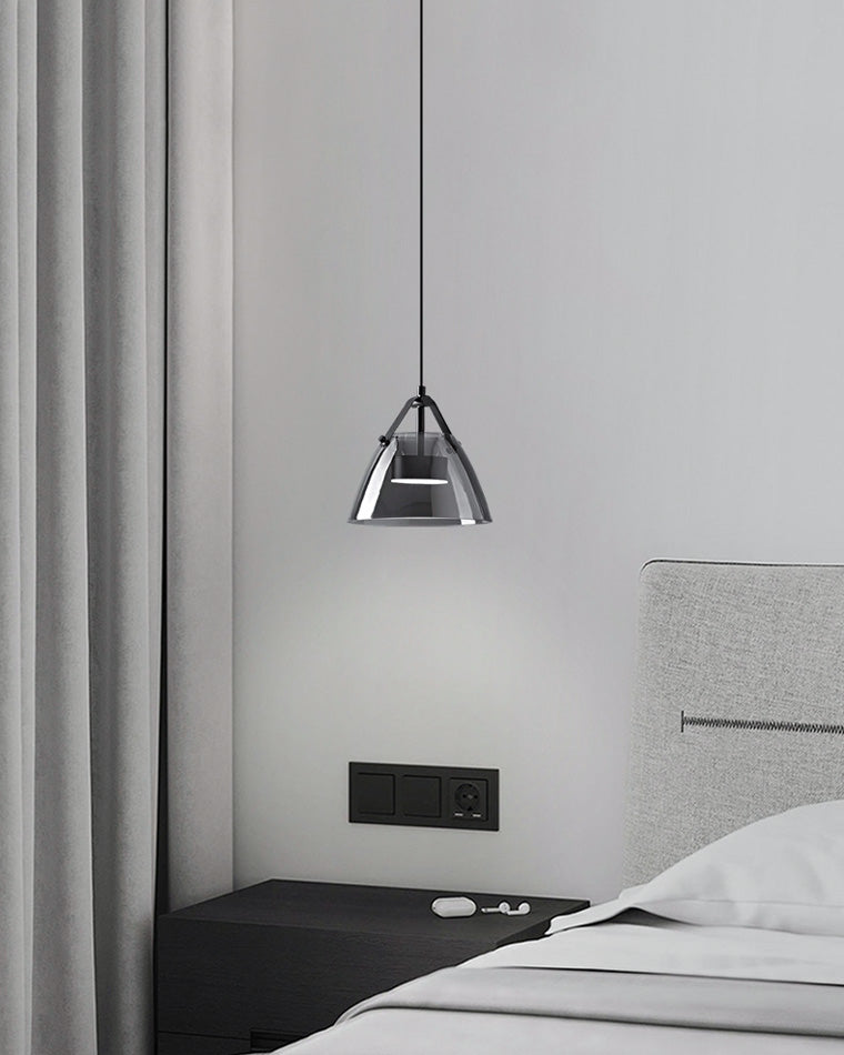 WOMO 3 Light Suspension en verre fumé-WM2238