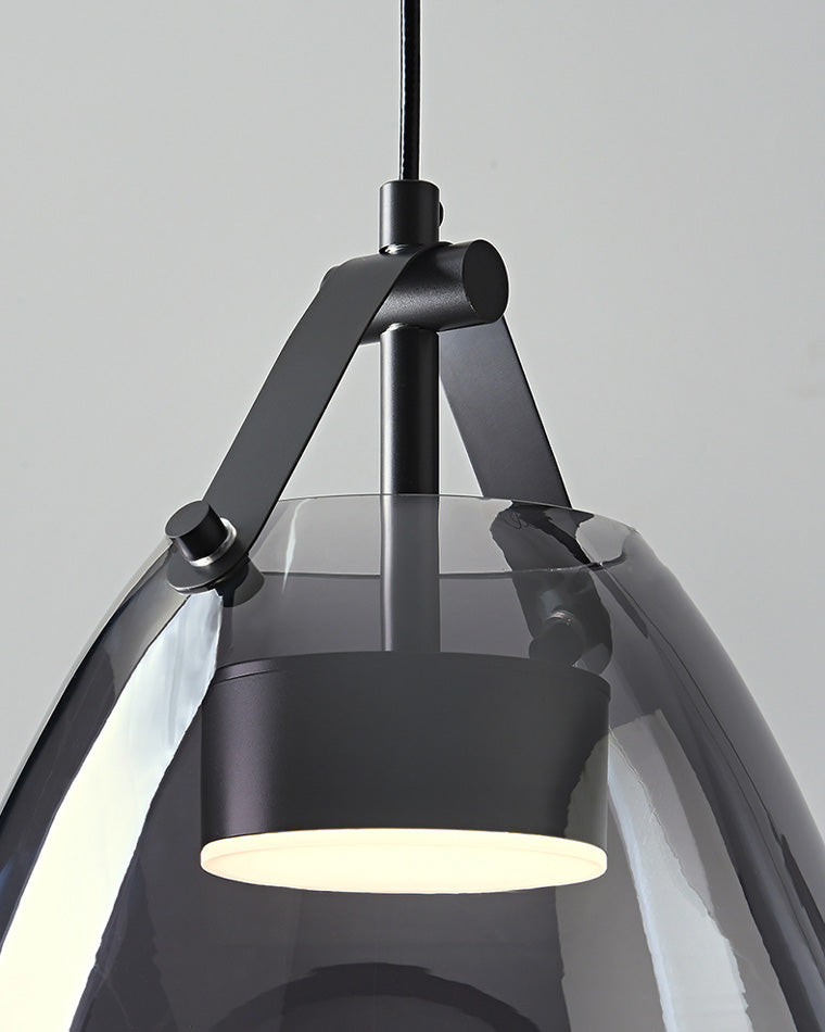 WOMO 3 Light Suspension en verre fumé-WM2238