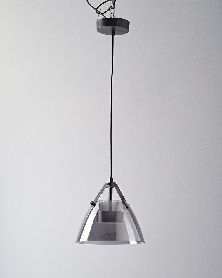 WOMO 3 Light Suspension en verre fumé-WM2238