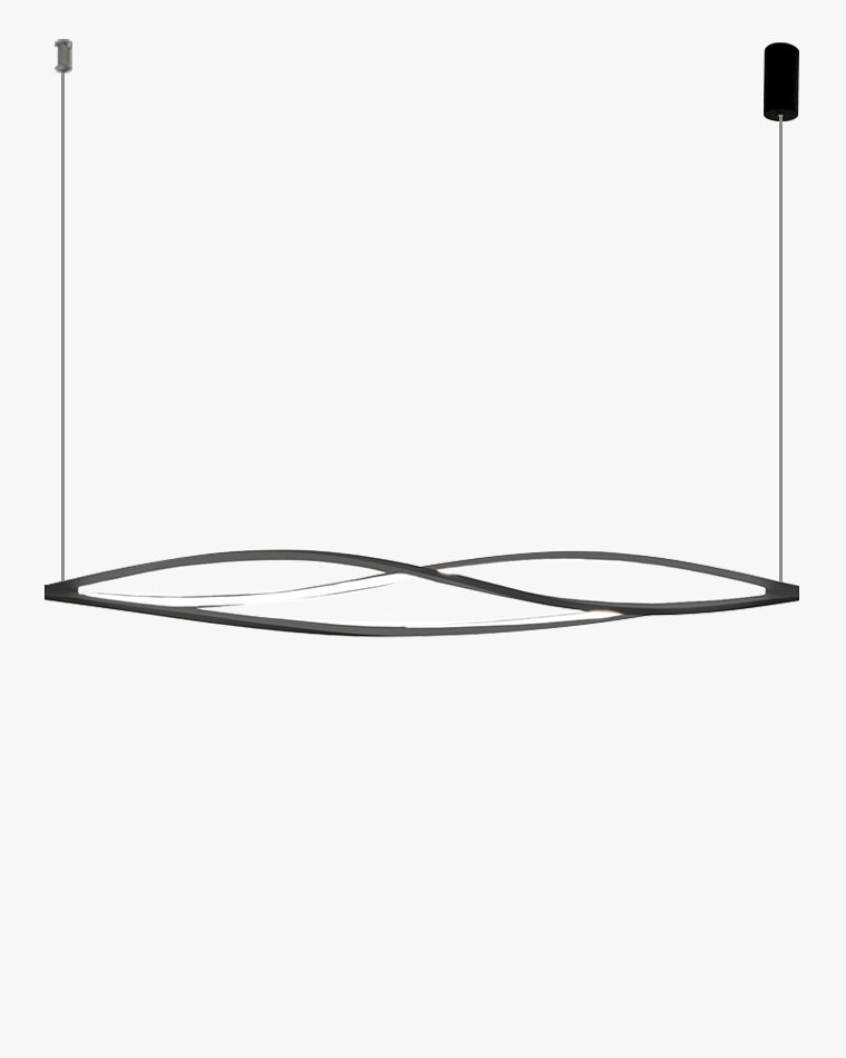 WOMO Lustre Spirale Led Noir/Blanc-WM2245