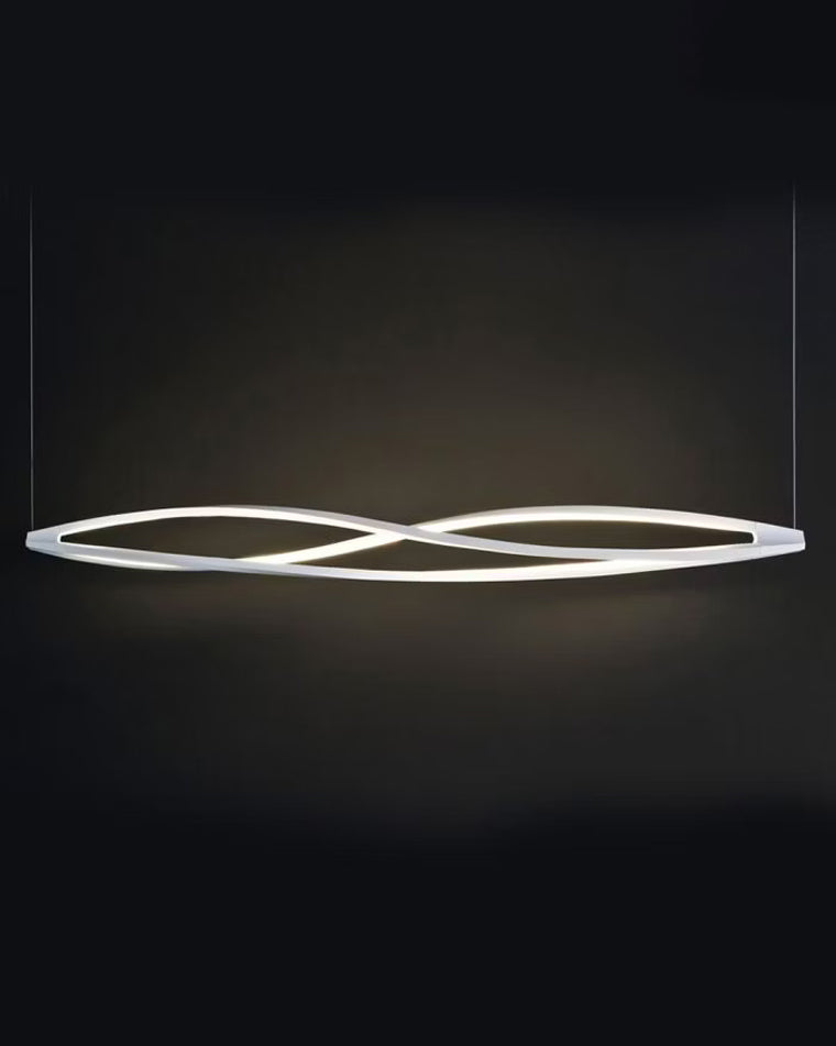 WOMO Lustre Spirale Led Noir/Blanc-WM2245