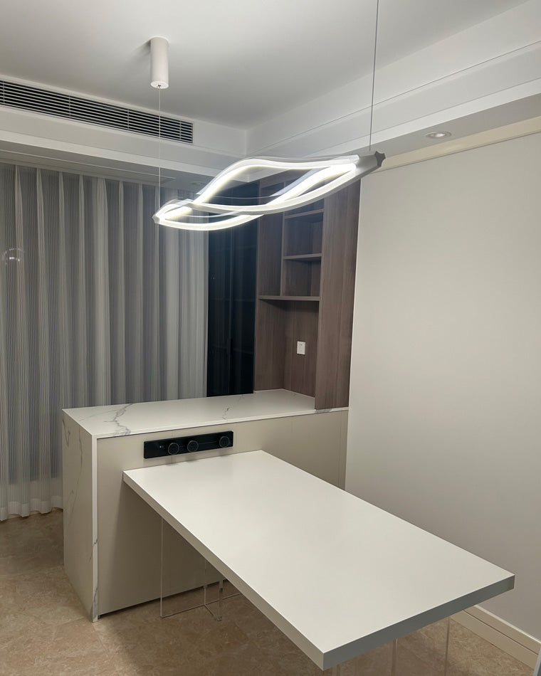 WOMO Lustre Spirale Led Noir/Blanc-WM2245