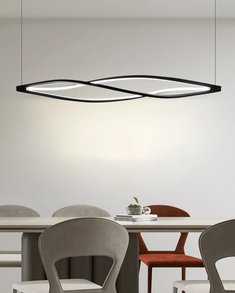 WOMO Lustre Spirale Led Noir/Blanc-WM2245