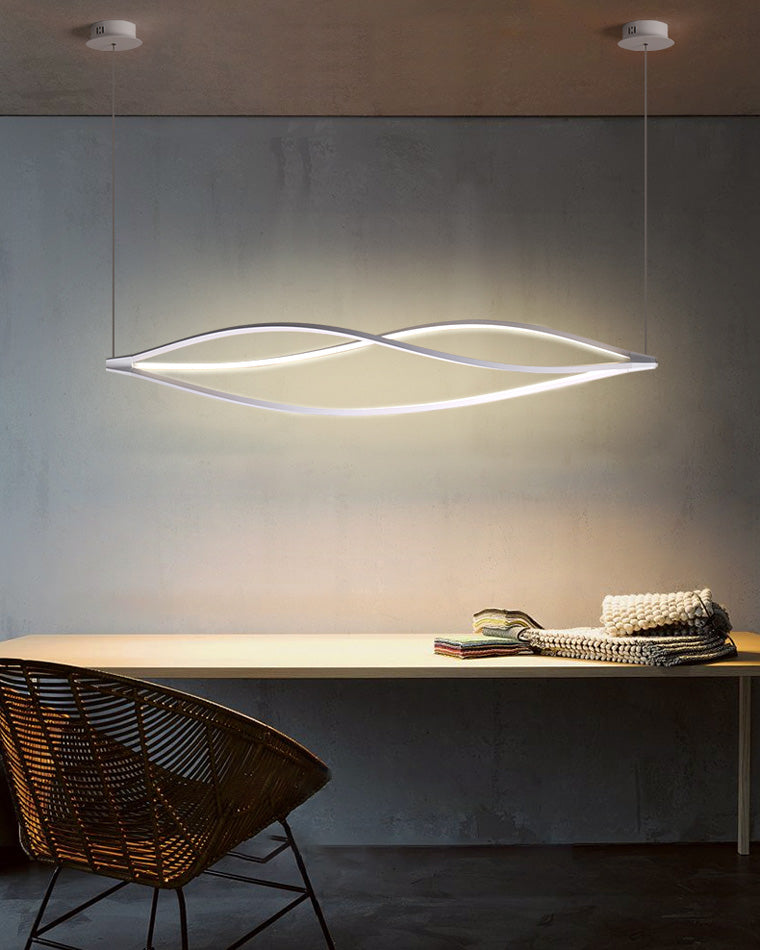 WOMO Lustre Spirale Led Noir/Blanc-WM2245