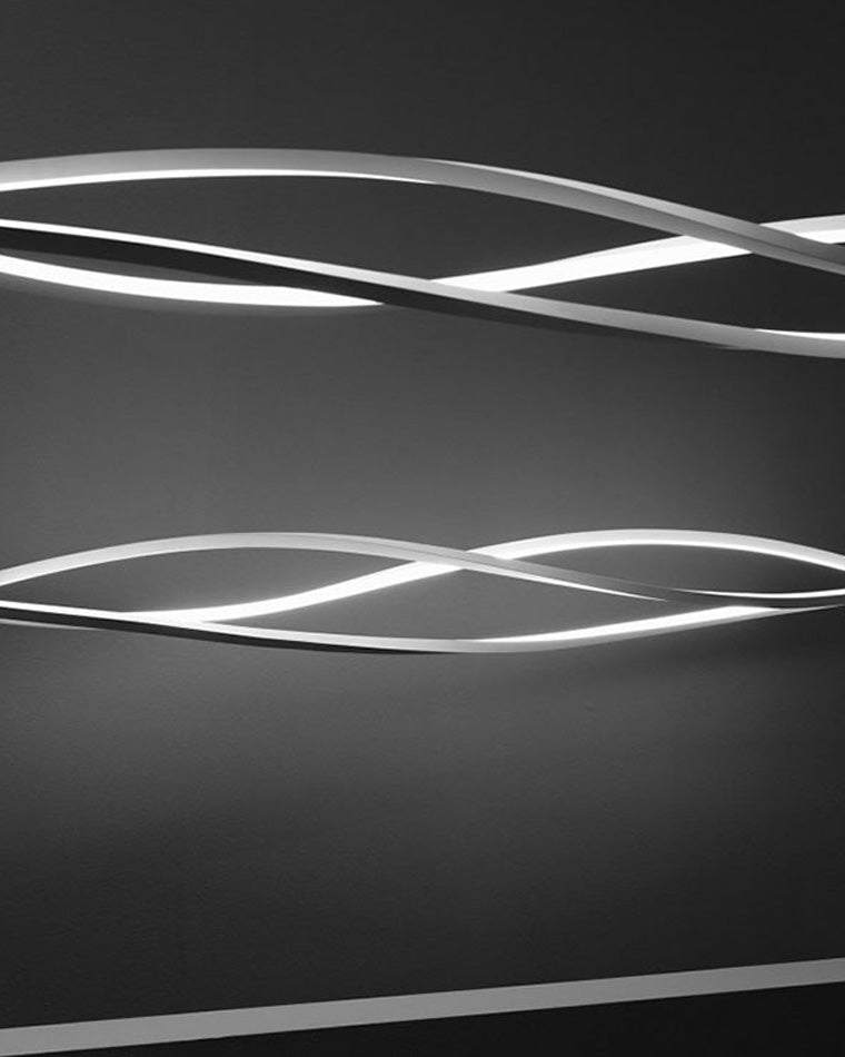WOMO Lustre Spirale Led Noir/Blanc-WM2245