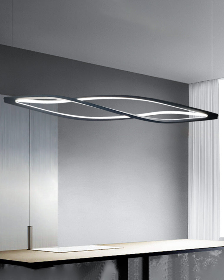 WOMO Lustre Spirale Led Noir/Blanc-WM2245