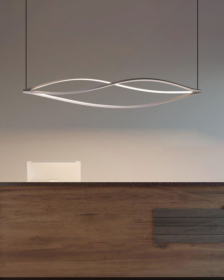 WOMO Lustre Spirale Led Noir/Blanc-WM2245