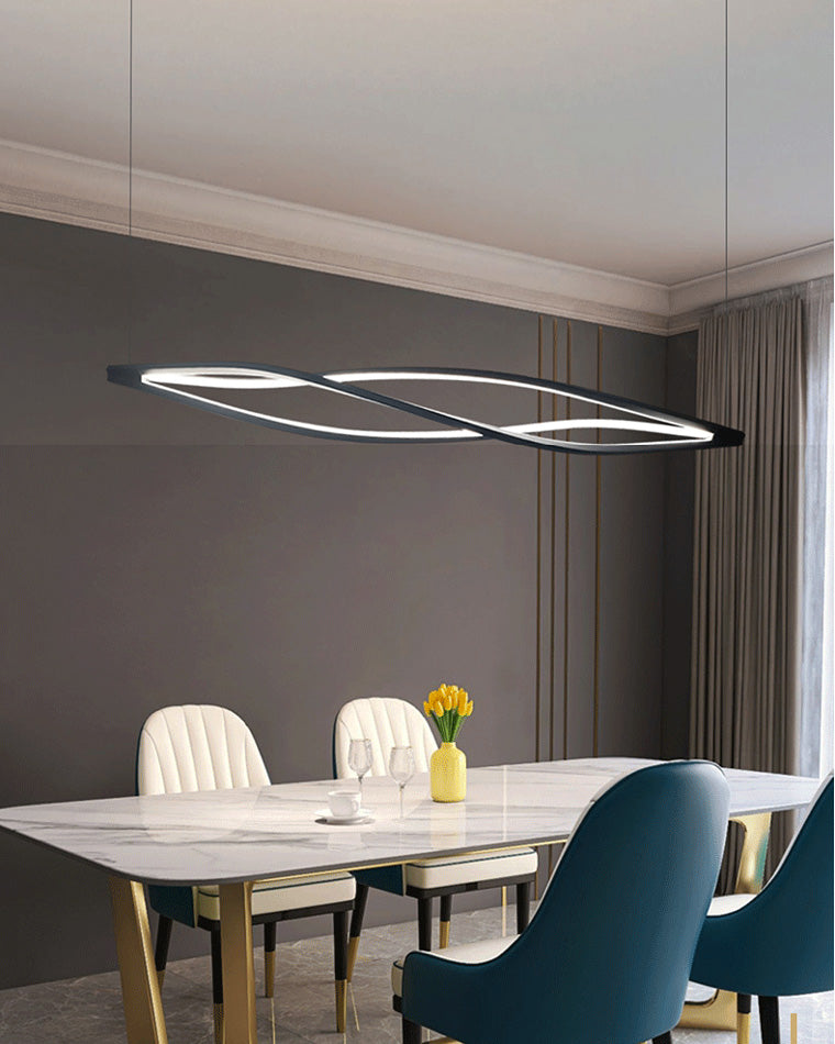 WOMO Lustre Spirale Led Noir/Blanc-WM2245