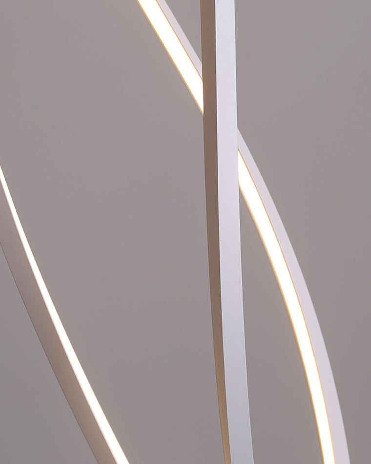 WOMO Lustre Spirale Led Noir/Blanc-WM2245