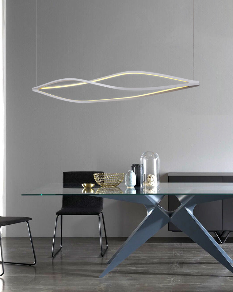 WOMO Lustre Spirale Led Noir/Blanc-WM2245