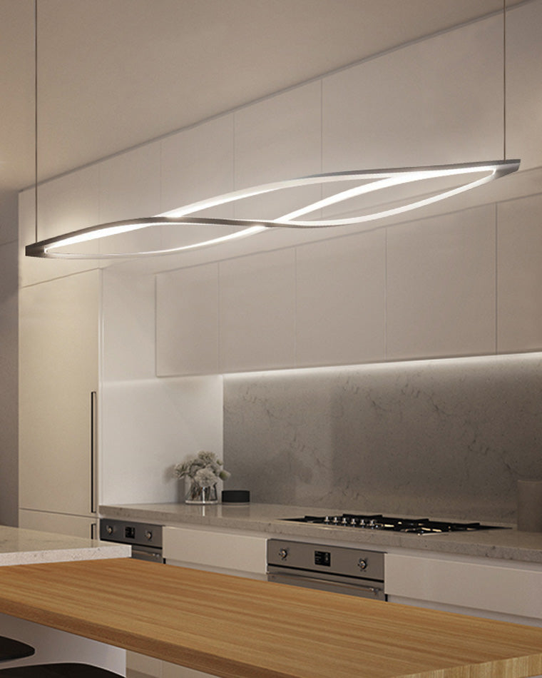 WOMO Lustre Spirale Led Noir/Blanc-WM2245