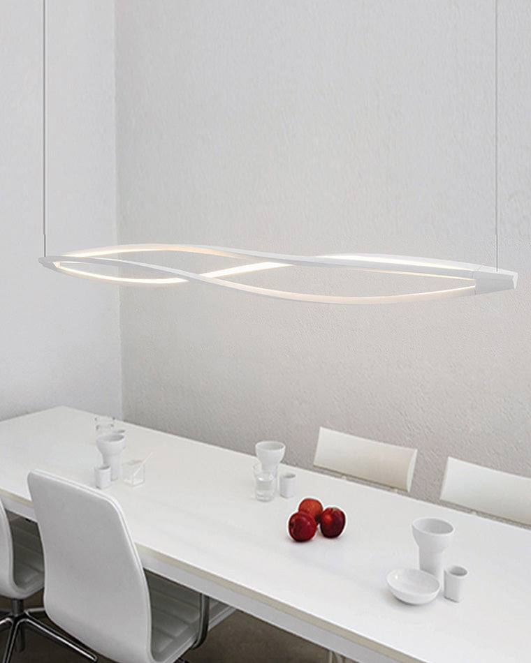 WOMO Lustre Spirale Led Noir/Blanc-WM2245