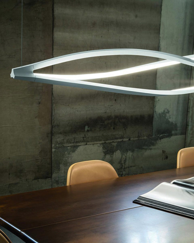 WOMO Lustre Spirale Led Noir/Blanc-WM2245