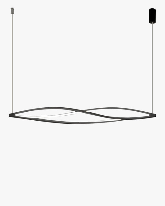 WOMO Lustre Spirale Led Noir/Blanc-WM2245