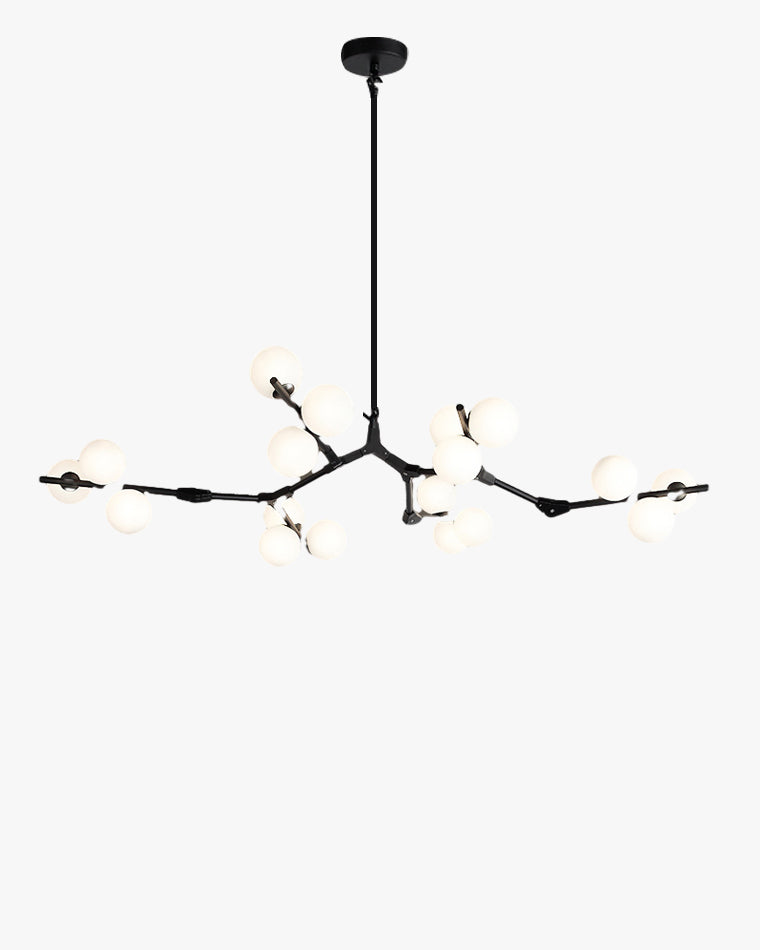 WOMO Lustre Boule Branche Verre-WM2254