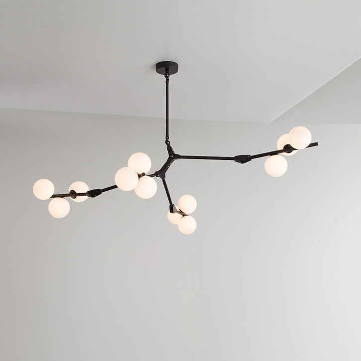 WOMO Lustre Boule Branche Verre-WM2254