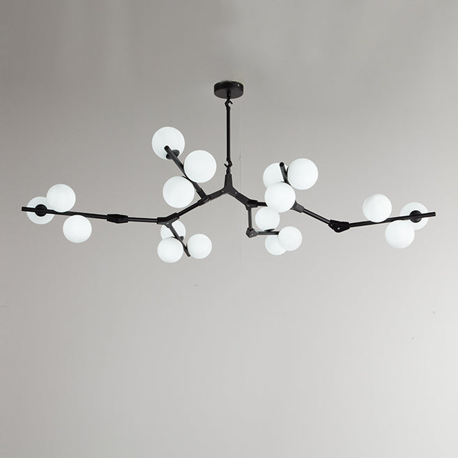 WOMO Lustre Boule Branche Verre-WM2254