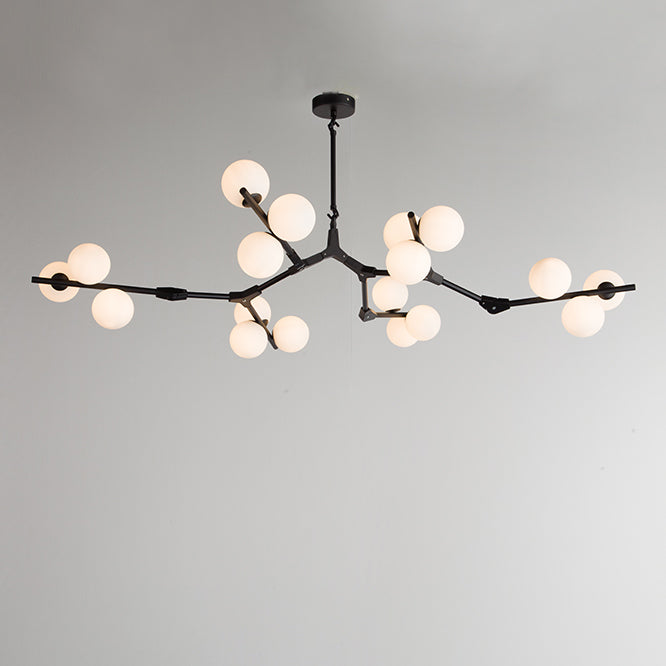 WOMO Lustre Boule Branche Verre-WM2254
