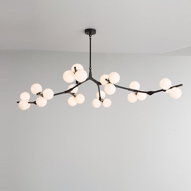 WOMO Lustre Boule Branche Verre-WM2254