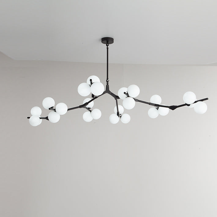 WOMO Lustre Boule Branche Verre-WM2254