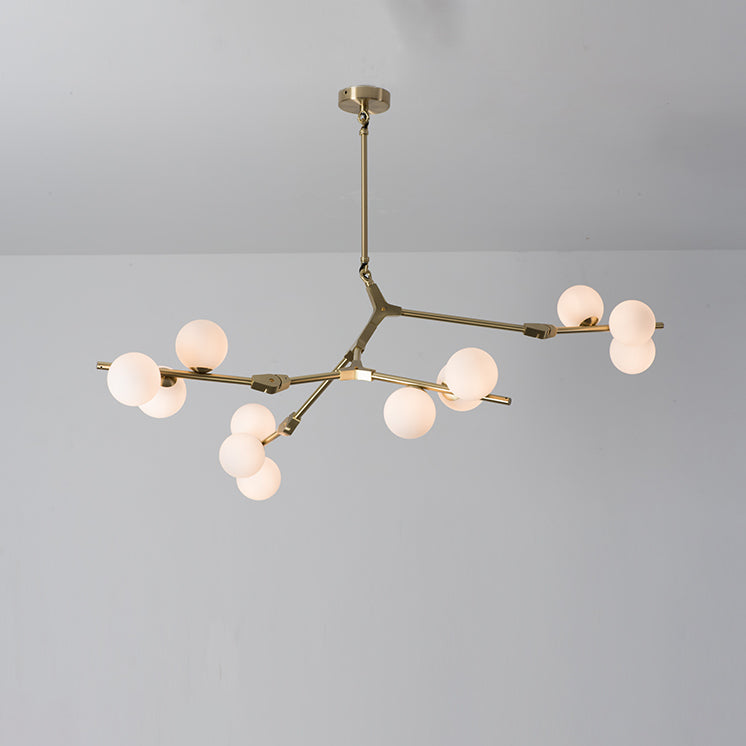 WOMO Lustre Boule Branche Verre-WM2254