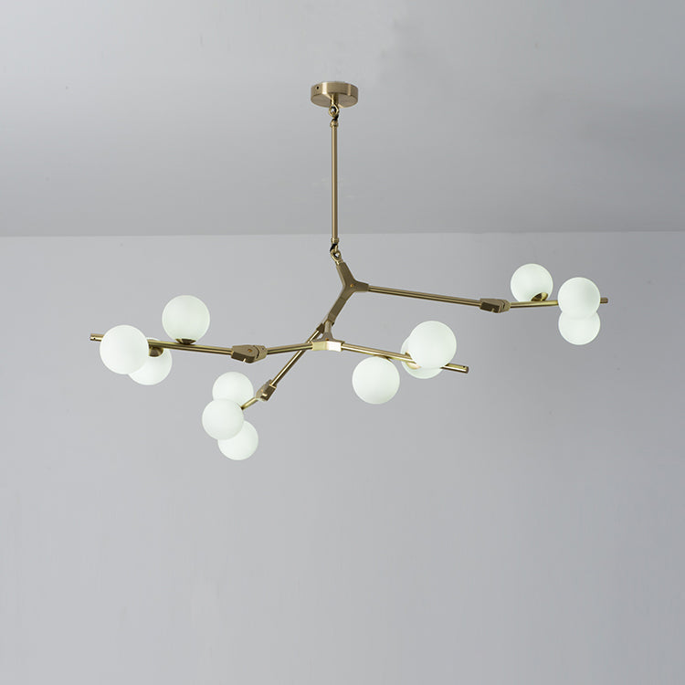 WOMO Lustre Boule Branche Verre-WM2254