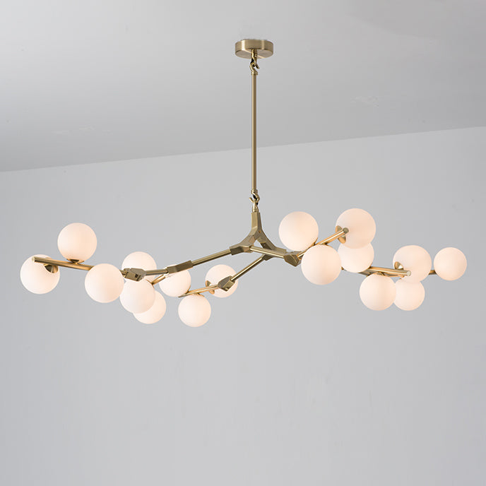 WOMO Lustre Boule Branche Verre-WM2254