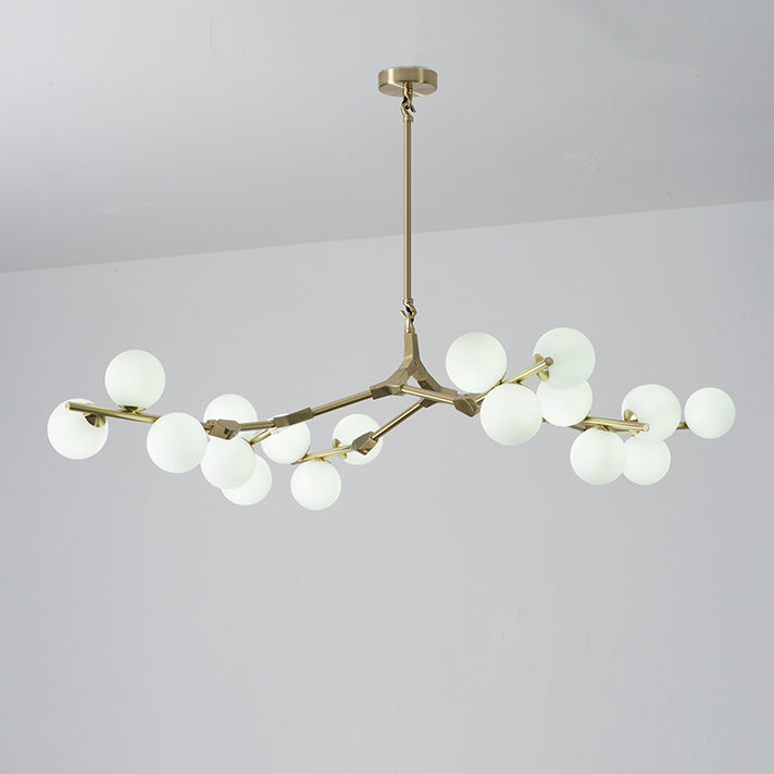 WOMO Lustre Boule Branche Verre-WM2254