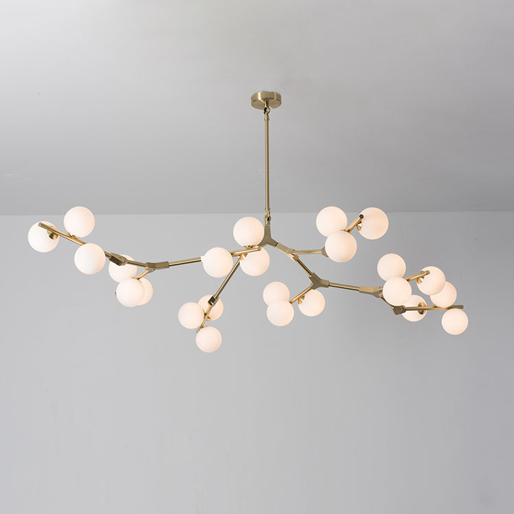 WOMO Lustre Boule Branche Verre-WM2254