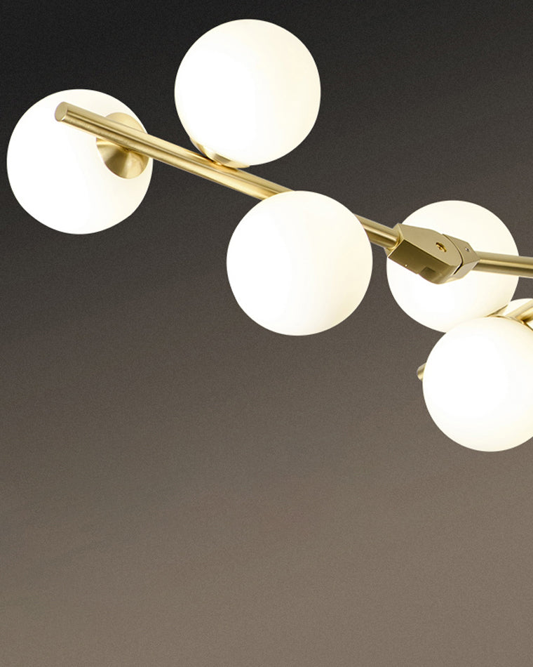 WOMO Lustre Boule Branche Verre-WM2254
