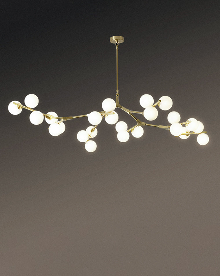 WOMO Lustre Boule Branche Verre-WM2254