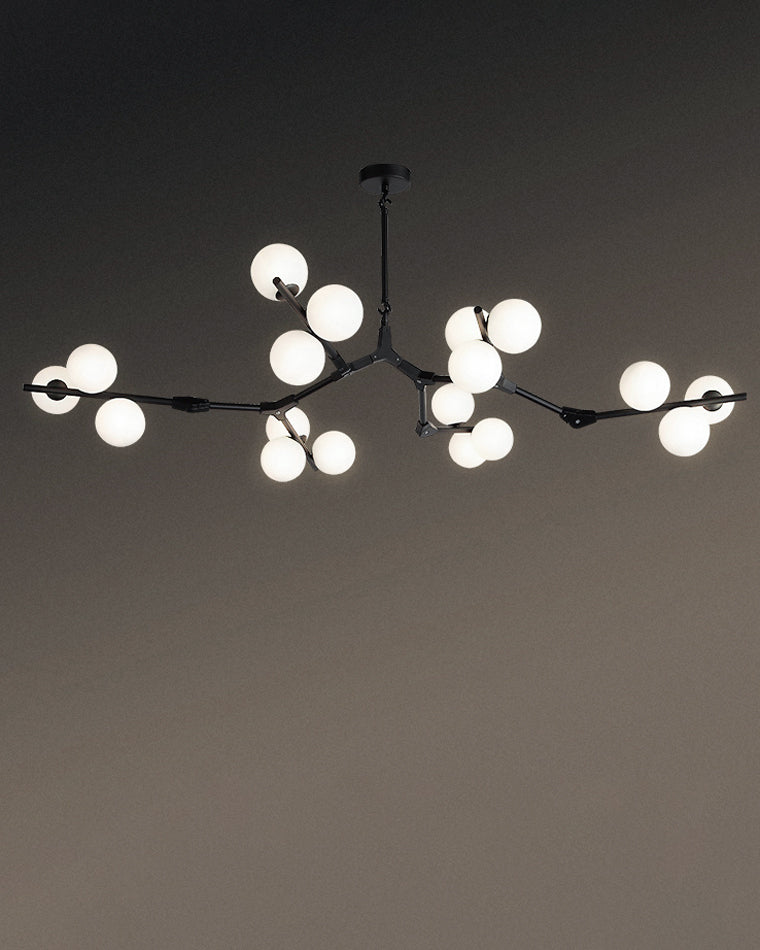 WOMO Lustre Boule Branche Verre-WM2254