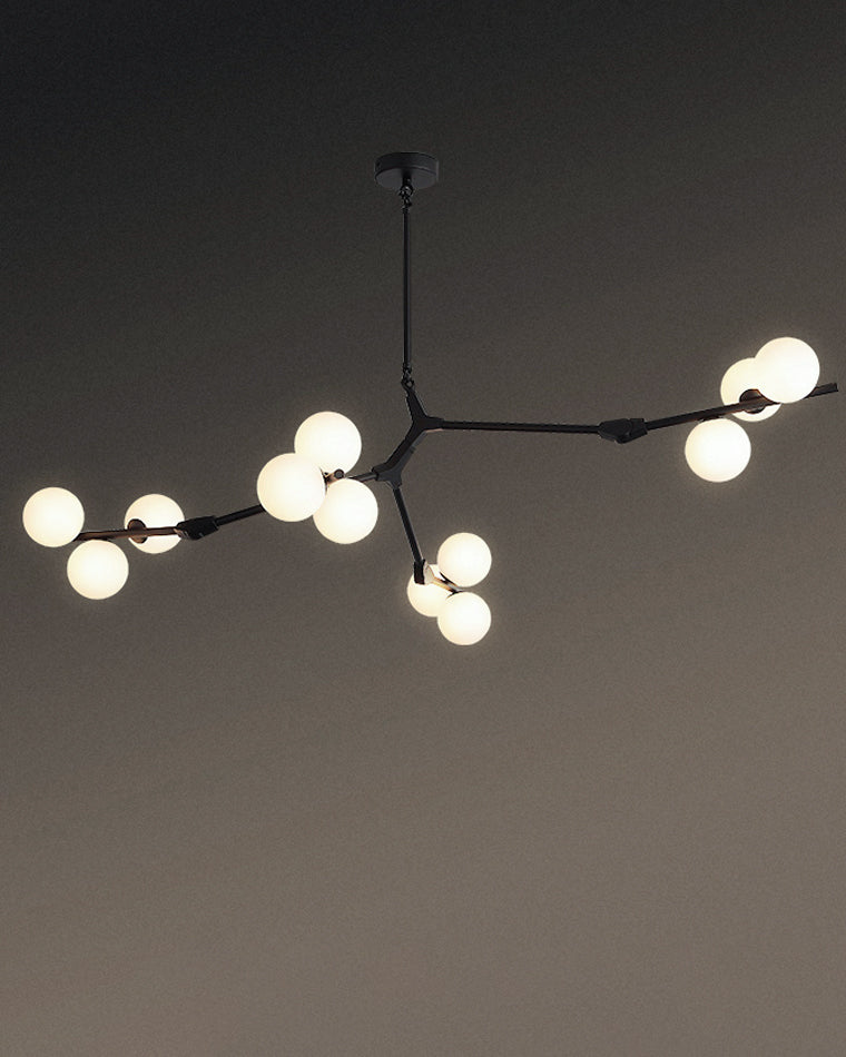 WOMO Lustre Boule Branche Verre-WM2254