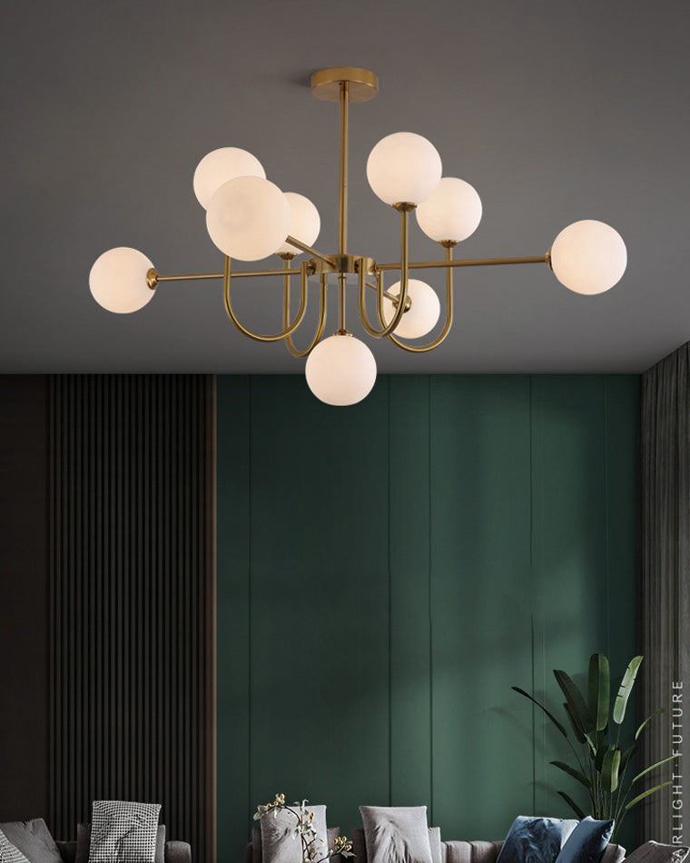 WOMO Lustre Branche Boule en Verre-WM2255