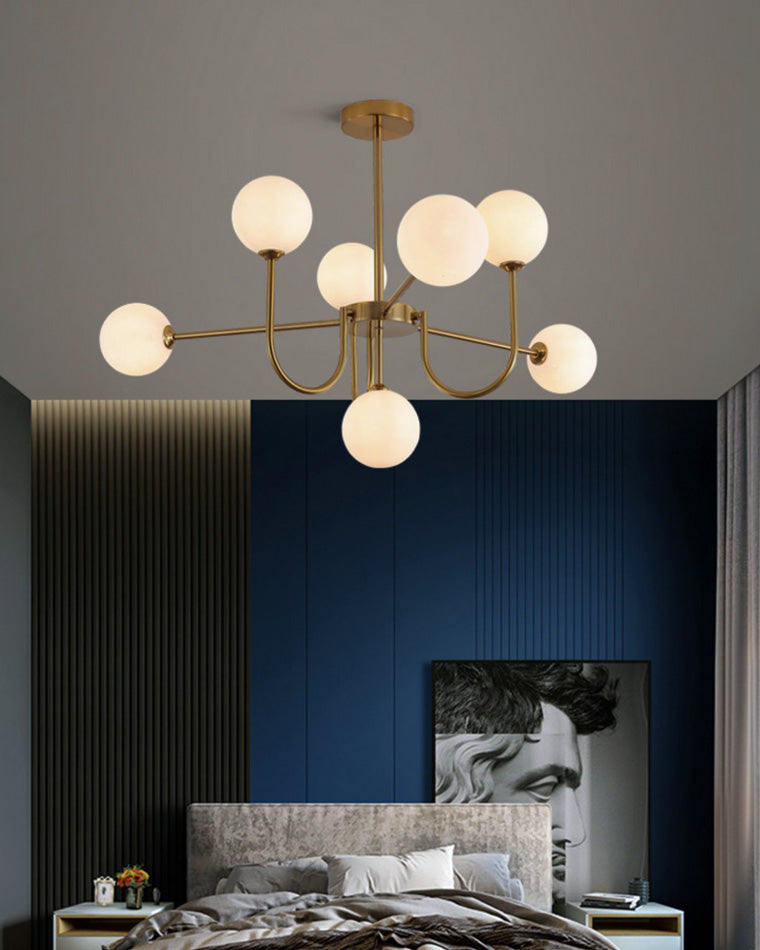WOMO Lustre Branche Boule en Verre-WM2255