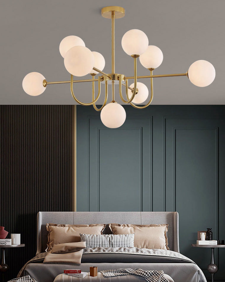 WOMO Lustre Branche Boule en Verre-WM2255