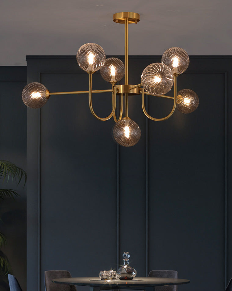 WOMO Lustre Branche Boule en Verre-WM2255