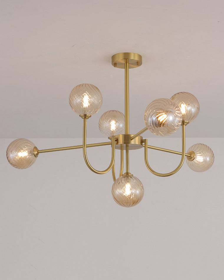 WOMO Lustre Branche Boule en Verre-WM2255