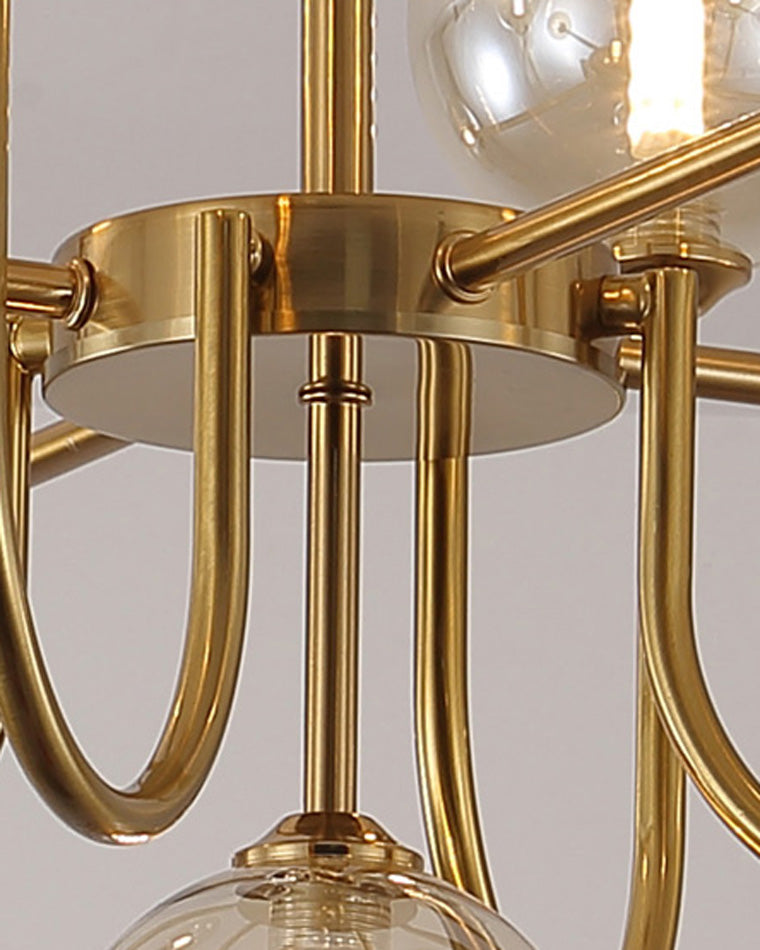 WOMO Lustre Branche Boule en Verre-WM2255