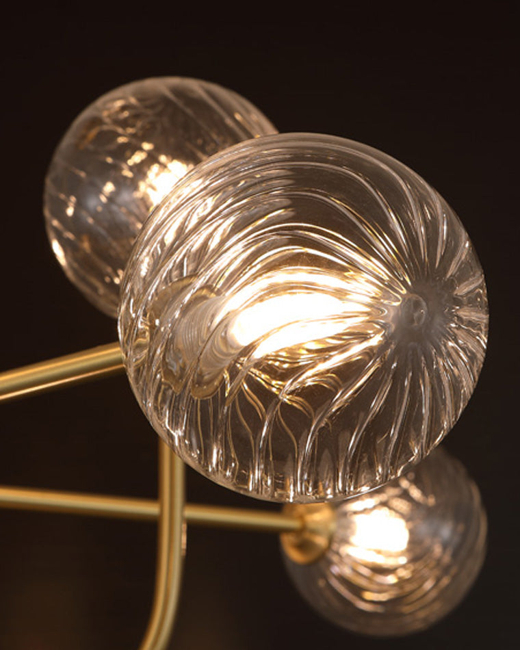 WOMO Lustre Branche Boule en Verre-WM2255