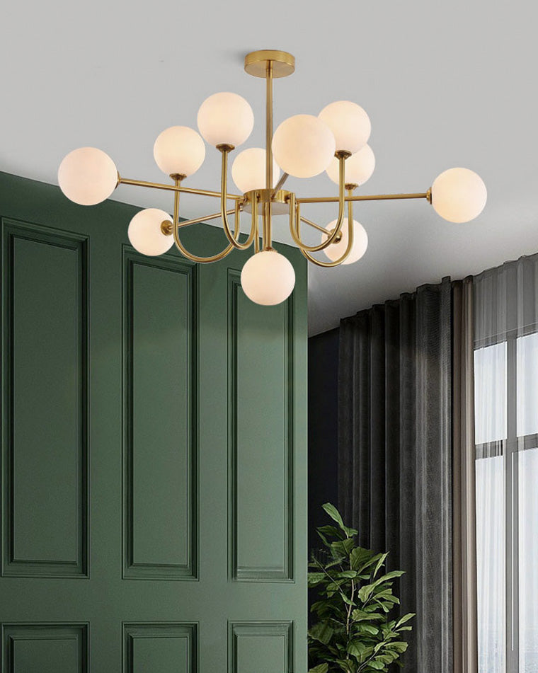 WOMO Lustre Branche Boule en Verre-WM2255